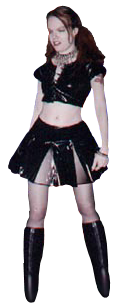 [Two-Tone Cheerleader outfit]