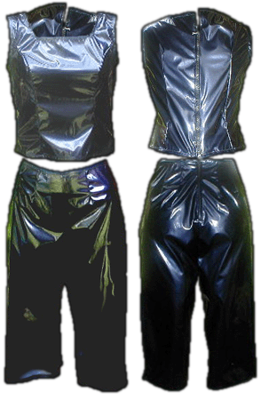 [PVC Capris and Vest Set]